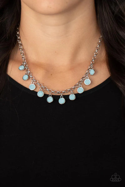 Paparazzi ♥ Moonbeam Magic - Blue ♥ Necklace