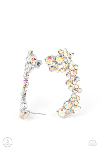 Astronomical Allure - Multi Paparazzi Post Earrings