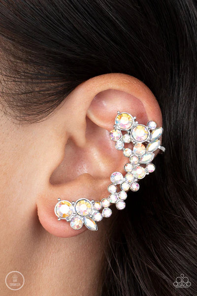 Astronomical Allure - Multi Paparazzi Post Earrings