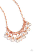 Deep Space Diva - Copper Necklace - Paparazzi Accessories (PZ-4046)