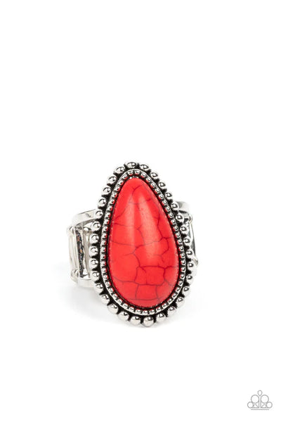 Urban Elements - Red Paparazzi Ring (T35)