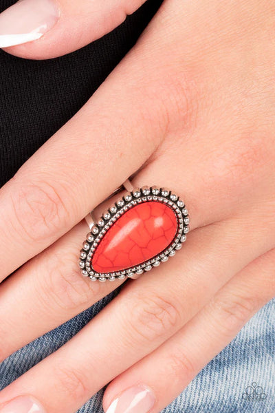 Urban Elements - Red Paparazzi Ring (T35)