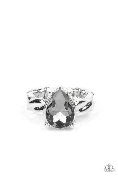 Law of Attraction - Silver Paparazzi Ring (T37)