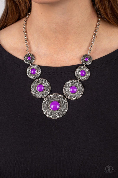 Paparazzi ♥ Garden Glade - Purple ♥ Necklace (PZ-5712)