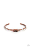 Free-Spirited Shimmer - Copper Bracelet - Paparazzi Accessories (PZ-859)