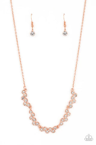 SELFIE-Love - Copper Paparazzi Necklace (PZ-1995)