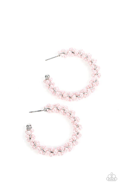 Yacht Royale - Pink Paparazzi Earrings