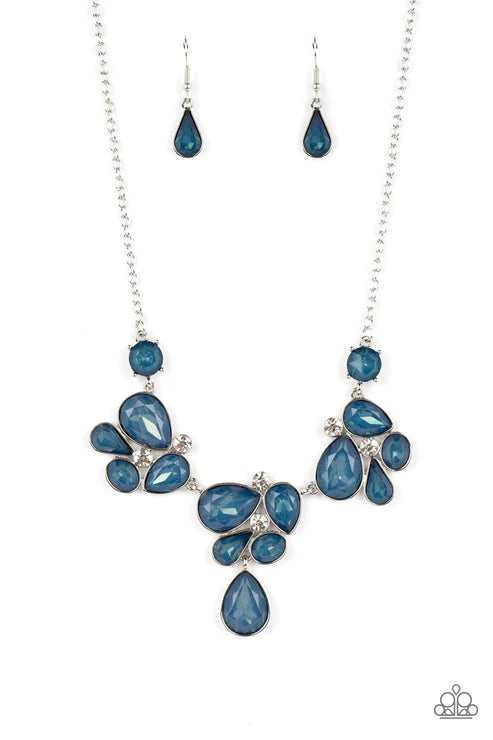 Everglade Escape - Blue Paparazzi Necklace (PZ-5179)