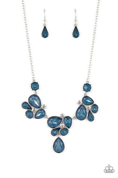 Everglade Escape - Blue Paparazzi Necklace (PZ-5179)