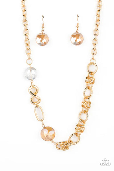 Celestially Celtic - Gold Paparazzi Necklace (PZ-3724)