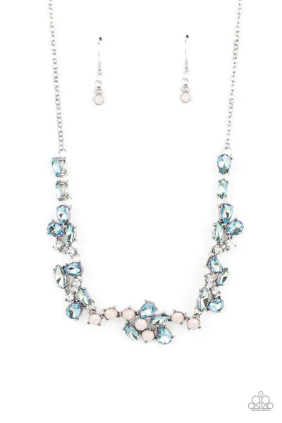 Welcome to the Ice Age - Blue Paparazzi Necklace (PZ-4968)