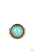 Drive You Wild - Brass Paparazzi Ring (T16)