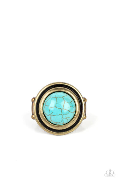 Drive You Wild - Brass Paparazzi Ring (T16)