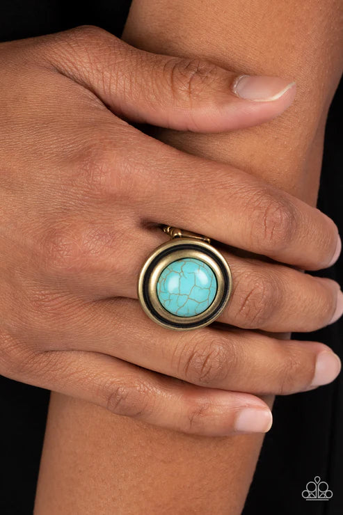 Drive You Wild - Brass Paparazzi Ring (T16)