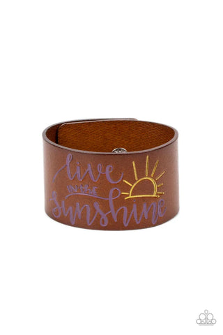 Sunshine Season - Purple Paparazzi Wrap Bracelet (W229)