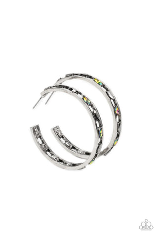 The Gem Fairy - Multi Hoop Earrings - Paparazzi (PZ-2766)