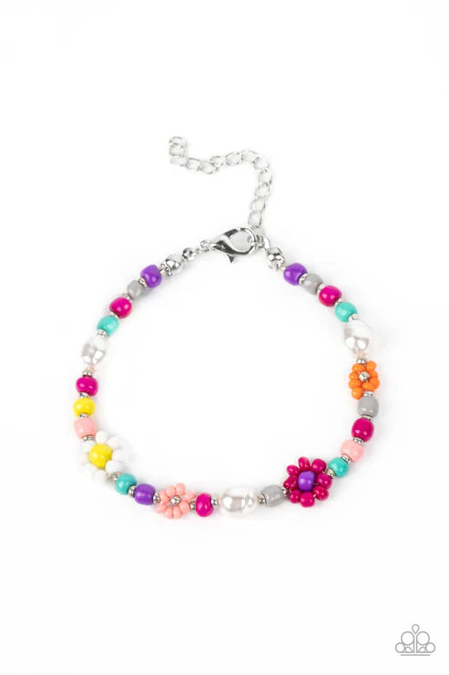 Groovy Gerberas - Pink Paparazzi Bracelet (PZ-5154)