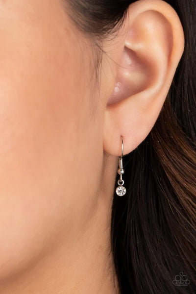 You Hold My Heart - White Paparazzi Necklace