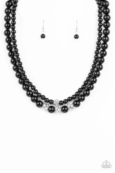 Brilliant Ballerina - Black Paparazzi Necklace