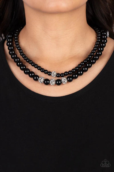 Brilliant Ballerina - Black Paparazzi Necklace