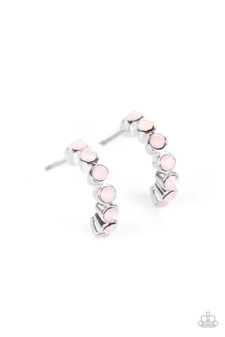 Carefree Couture - Pink Paparazzi Earrings (PZ-4384)