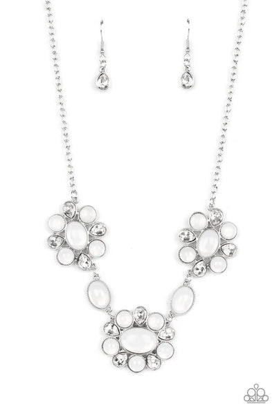 Your Chariot Awaits - White Paparazzi Necklace