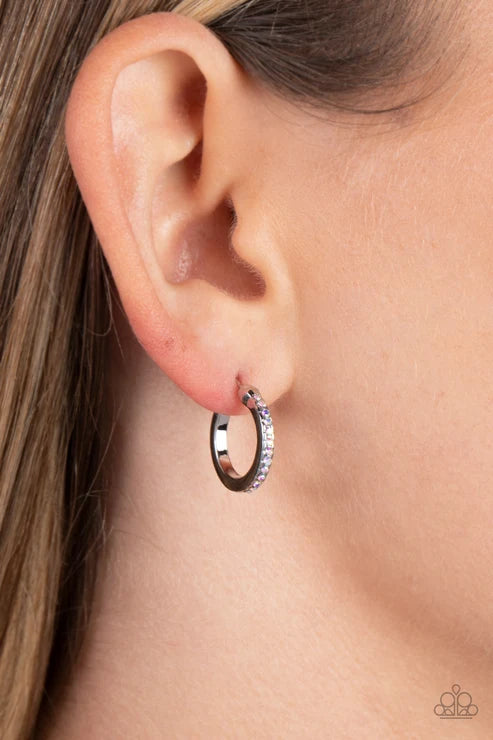 Audaciously Angelic - Multi Paparazzi Earrings (PZ-3948)