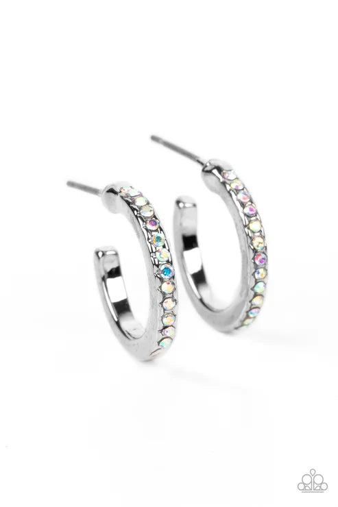 Audaciously Angelic - Multi Paparazzi Earrings (PZ-3948)