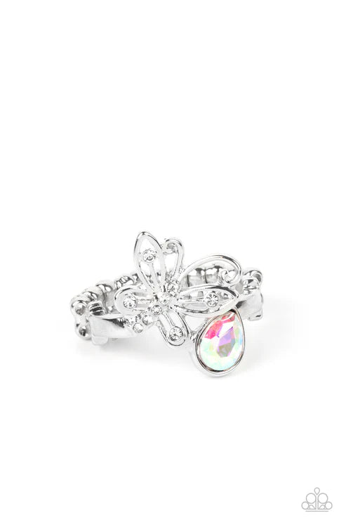 Flawless Flutter - Multi Paparazzi Ring