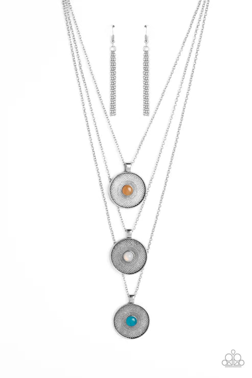 Geographic Grace - Multi Paparazzi Necklace