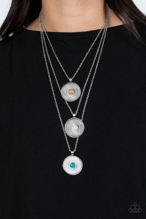 Geographic Grace - Multi Paparazzi Necklace