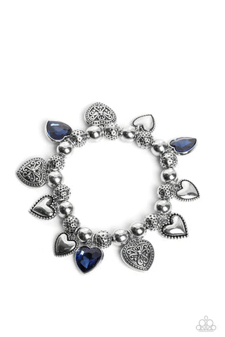 Charming Crush - Blue Paparazzi Bracelet