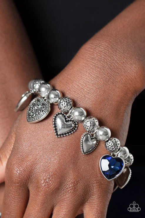 Charming Crush - Blue Paparazzi Bracelet