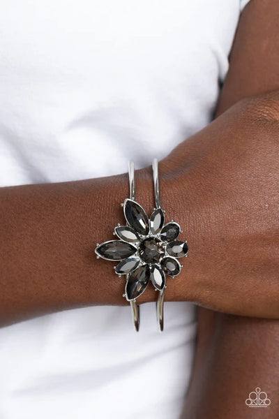 Chic Corsage - Silver Paparazzi Bracelet (PZ-3069)