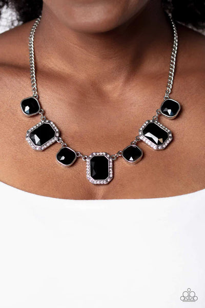 Royal Rumble - Black Paparazzi Necklace (PZ-5624)