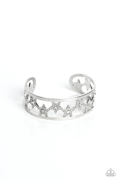 Starry Suffragette - White Paparazzi Bracelet (PZ-4383)