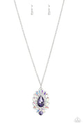 Over the TEARDROP - Purple Paparazzi Necklace