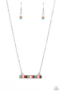 Barred Bohemian - Multi Paparazzi Necklace (PZ-217)