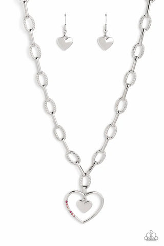 Refulgent Romance - Pink Paparazzi Necklace