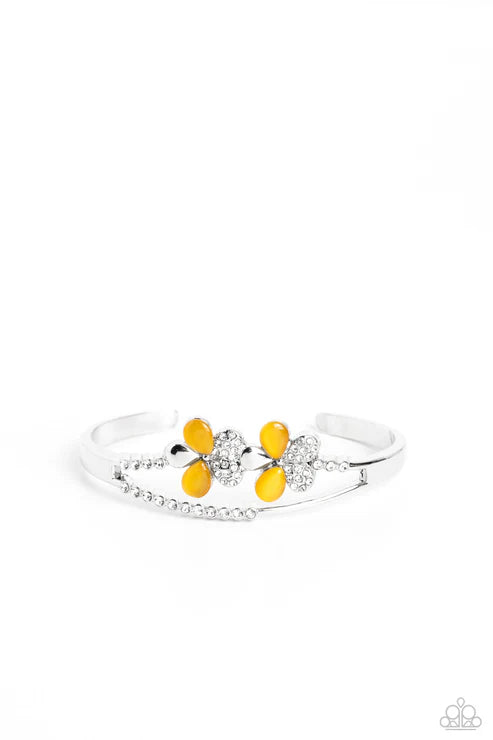 Paparazzi ♥ Broadway Stage - Yellow ♥ Bracelet (PZ-5563)