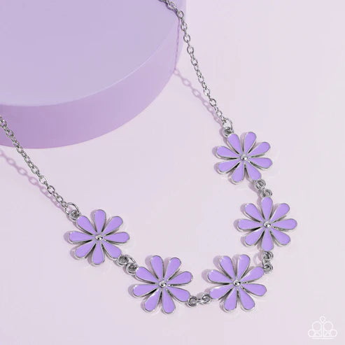 Flora Fantasy - Purple Paparazzi Necklace