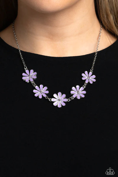 Flora Fantasy - Purple Paparazzi Necklace