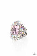 Dynamic Diadem - Pink - 2023 April Paparazzi Life of the Party Ring