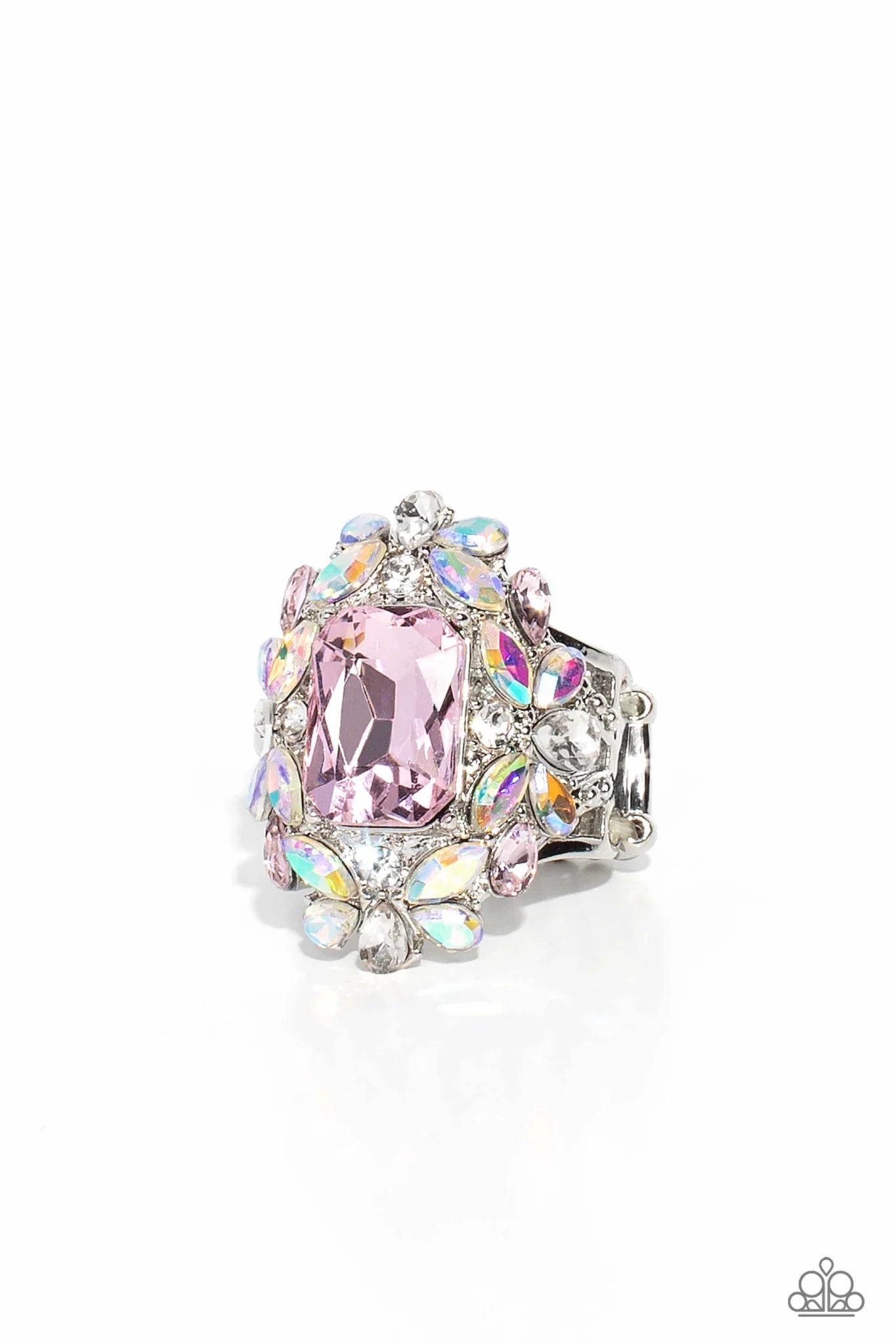 Dynamic Diadem - Pink - 2023 April Paparazzi Life of the Party Ring