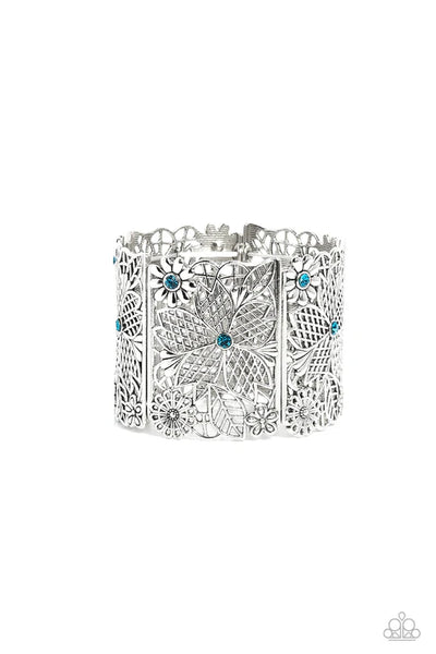 Garden City - Blue Paparazzi Bracelet (PZ-3425)