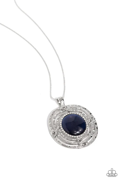 Maze STUNNER - Blue ♥ Paparazzi Necklace (PZ-3773)