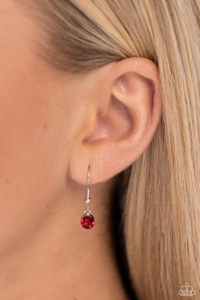 Corner Kick - Red Paparazzi Necklace - (PZ-1840)