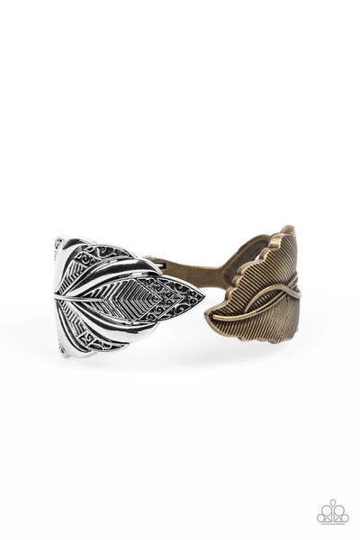 Paparazzi American Art Multi Hinged Cuff Bracelet (PZ-3870)