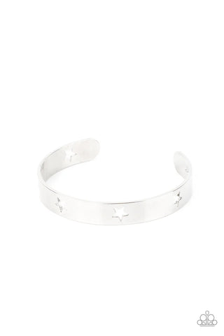 American Girl Glamour - silver - Paparazzi bracelet (PZ-4330)