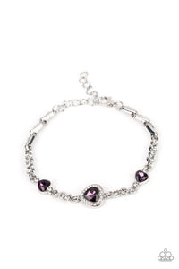 Amor Actually - purple - Paparazzi bracelet (PZ-5085)